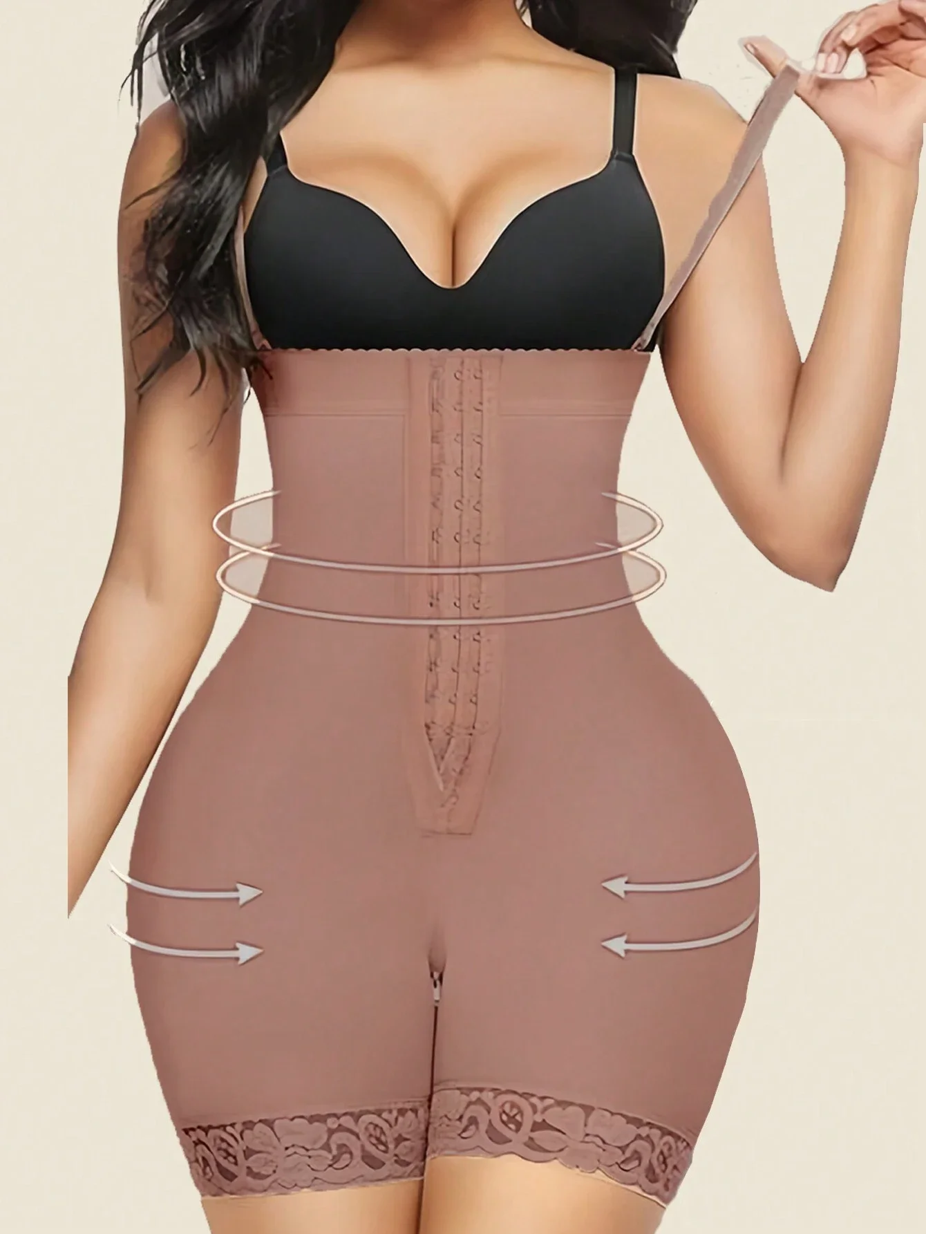 

FeelinGirl Shapewear For Women Tummy Control Fajas Post Surgery Compression Body Shaper With Open Crotch