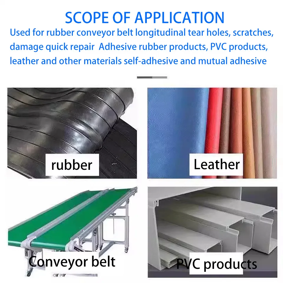tiptop sc2000 glue SC 2000 Cold vulcanized adhesive glue 690ml conveyor belt rubber repair agent Black rubber bonding super glue