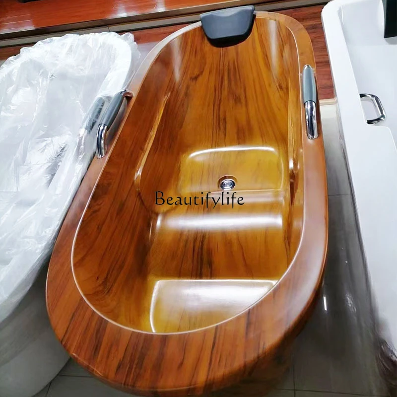 

Installation-Free Acrylic Bathtub Household Movable Independent