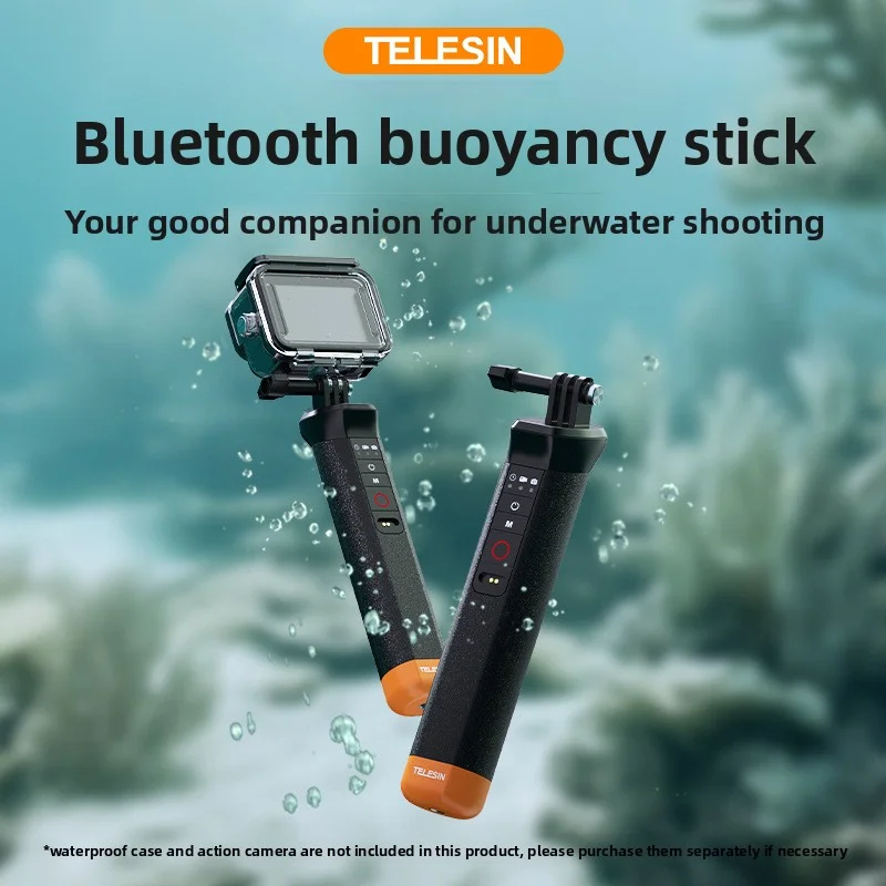 

Bluetooth buoyancy stick suitable forGoProHero 12/11/10buoyancy stick waterproof selfie stick, wirelessremotecontrolaccessories