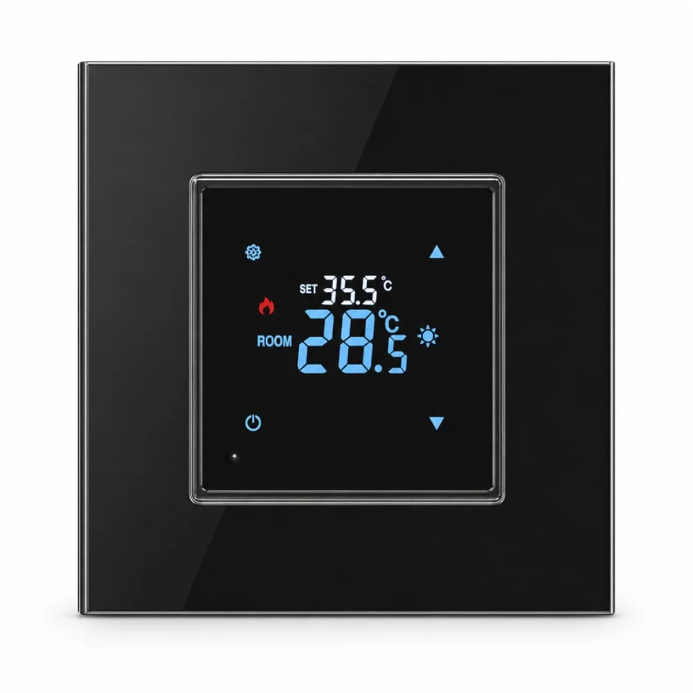 Programmable WiFi Thermostat Designed for Electric Radiant Floor Heating with Dual Temperature Monitoring Capability