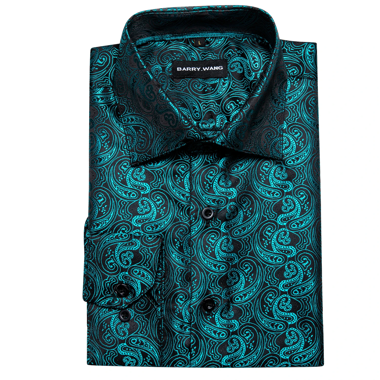 Chemises de styliste à manches longues pour hommes, en soie, bleu, vert, Beige, violet, rouge, or, jaune, fleur de Paisley, hauts régulier pour printemps et automne