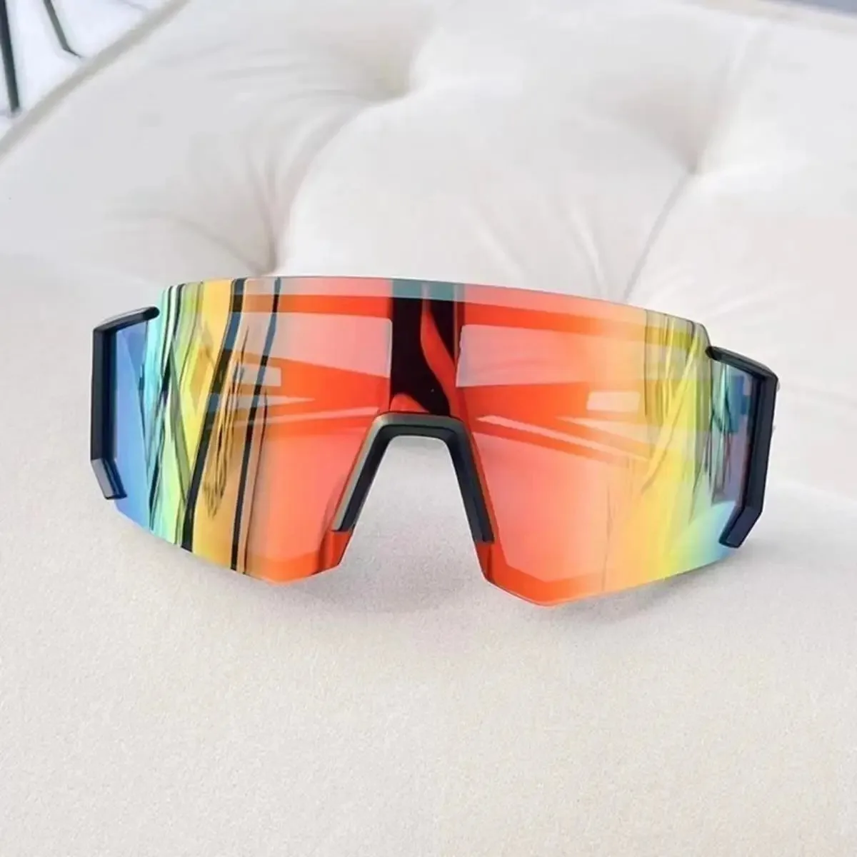 نظارات شمسية لركوب الدراجات UV400 ظلال للرجال والنساء مضادة للأشعة فوق البنفسجية لممارسة الرياضة في الهواء الطلق والتنزه والتسلق بإطار كبير نظارات كبيرة الحجم 2027 #4