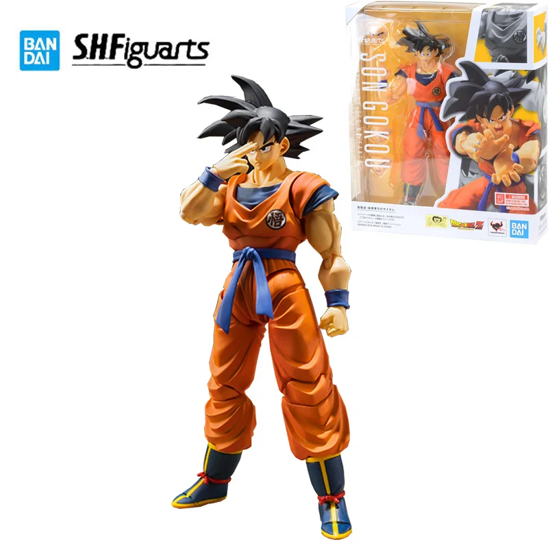 

Bandai Genuine Dragon Ball S.H.Figuarts Series Finished Model Kit Anime Figure SON GOKU Boy Action Assembly Toy Collection Model