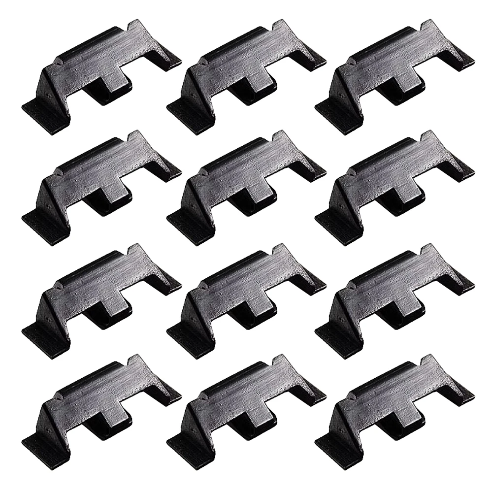 

12pcs Headlight Trim Ring Clips For Mini For Cooper R55 R56 R57 R58 51132752145 Black Plastic High-Quality Replacement Part