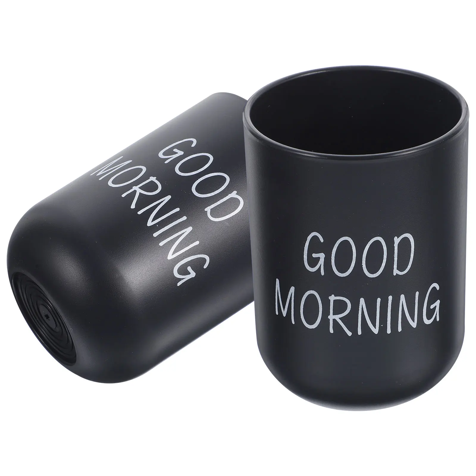 

2 Pcs Washing Cup Washroom Bathroom Tumbler Tooth Brush Holder Toothbrush Plastic Cups Pp for Travel