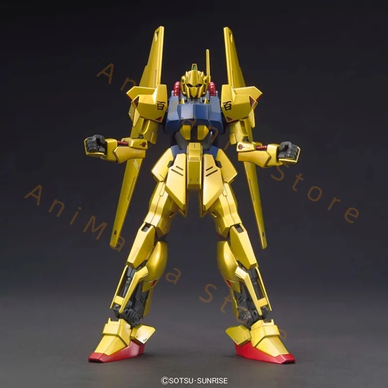 بانداي متوفر في المخزون الأصلي أنيمي جاندام HGUC 1/144 MSN-00100 HYAKU-SHIKI عمل أرقام وضع التجميع جمع لعب للأطفال #3