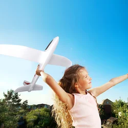 99cm Large Foam Plane Glider Hand Throwing Airplane Children's Plane Glider Bubble Planes Kids Outdoor Sports Toy Gift