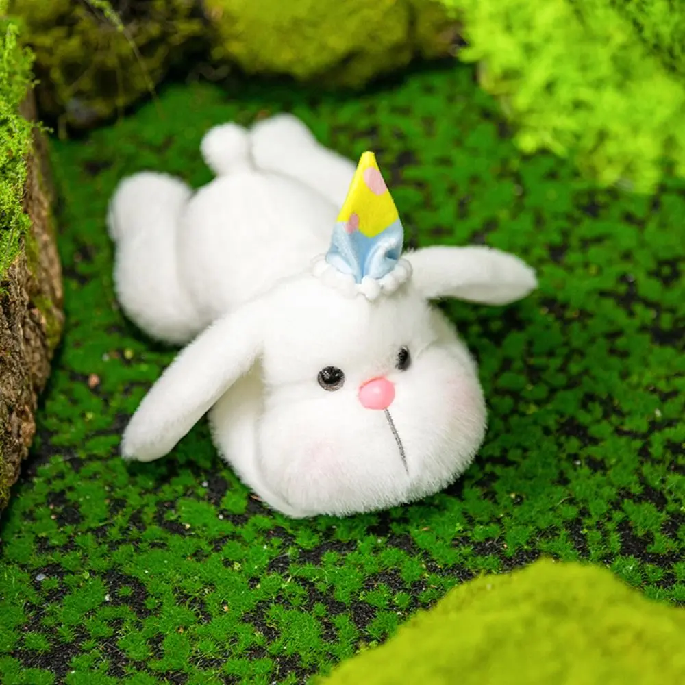 

Soft Material Little Rabbit Plush toy Plush Fabric Fun Doll Ear-hanging Rabbit Doll Kawaii Design 28cm