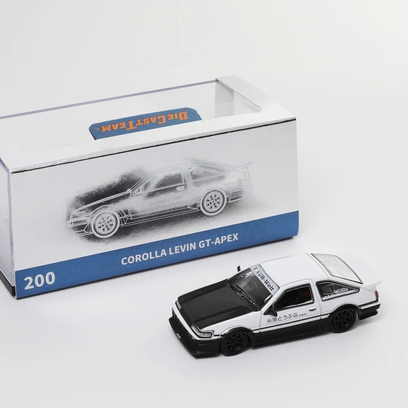 

DCT 1:64 wide-body AE86 simulation alloy car model