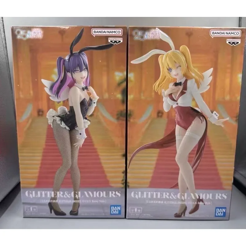 Bandai Eyewear Factory's 2.5D Temptation GLITTER&GALAMORS Lily Elu Rabbit Girl Collection Model Toy Baru Segel