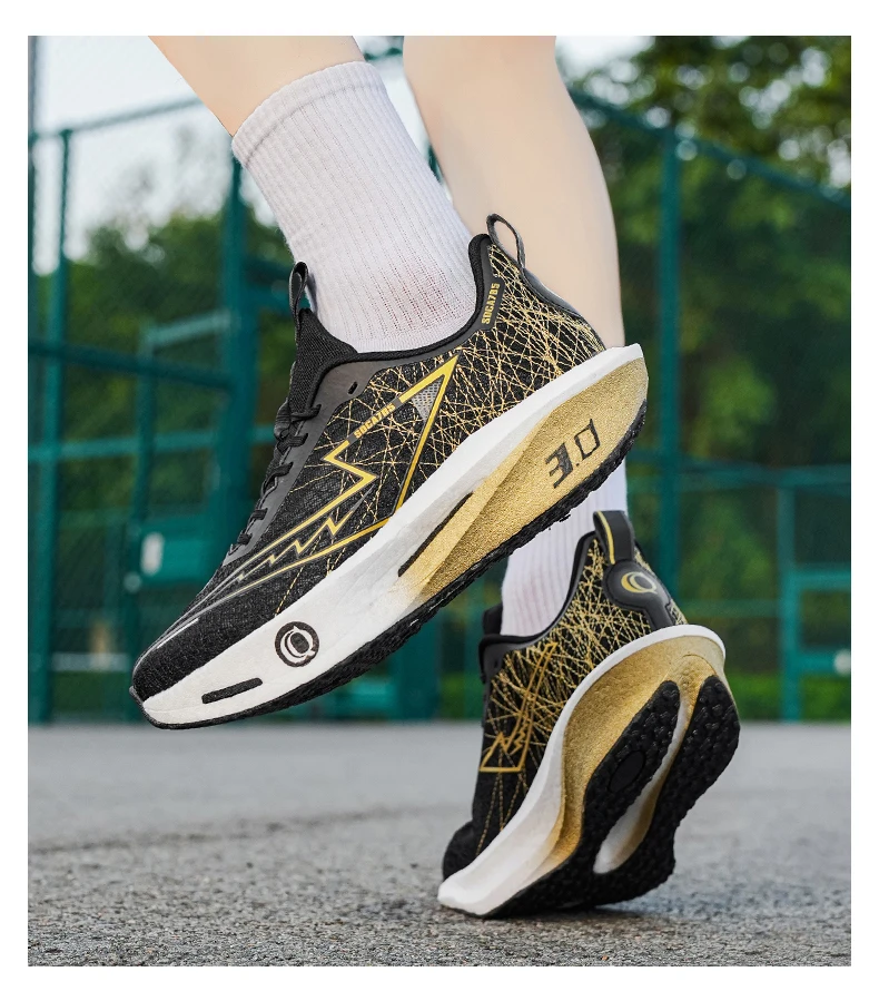 Herren-Laufschuhe mit Carbonplatte für Marathon, Spezial-Sportschuhe, Atmungsaktiv, Leichtgewichtig, Bequeme Damen-Sneaker für Athleten – Detail 20