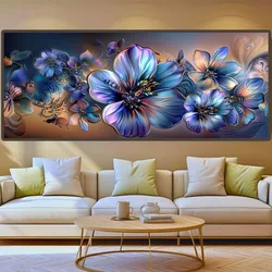 Flower Diamond Painting art 5D DIY Fantasy large Flower Diamond Mosaic embroidery Full Square Diamonds Cross StitchHome Decor