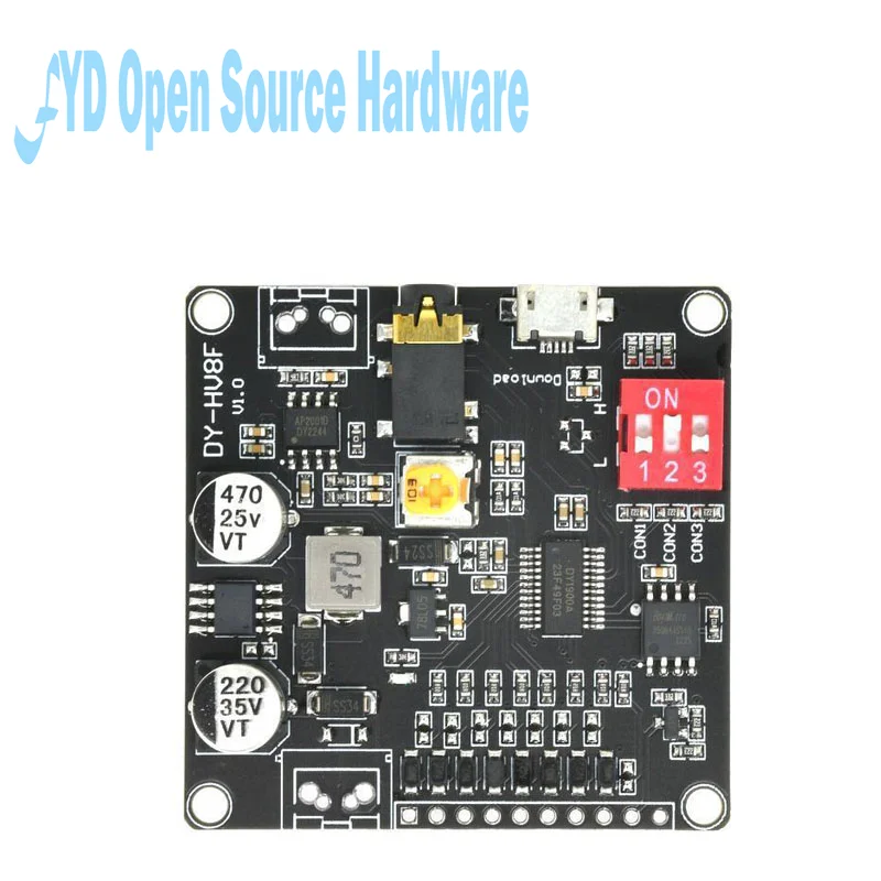 Voice Playback Module MP3 Music Player UART I/O Trigger Amplifier Board DY-SV17F DY-SV5W DY-SV8F DY-HV20T DY-HV8F For Arduino