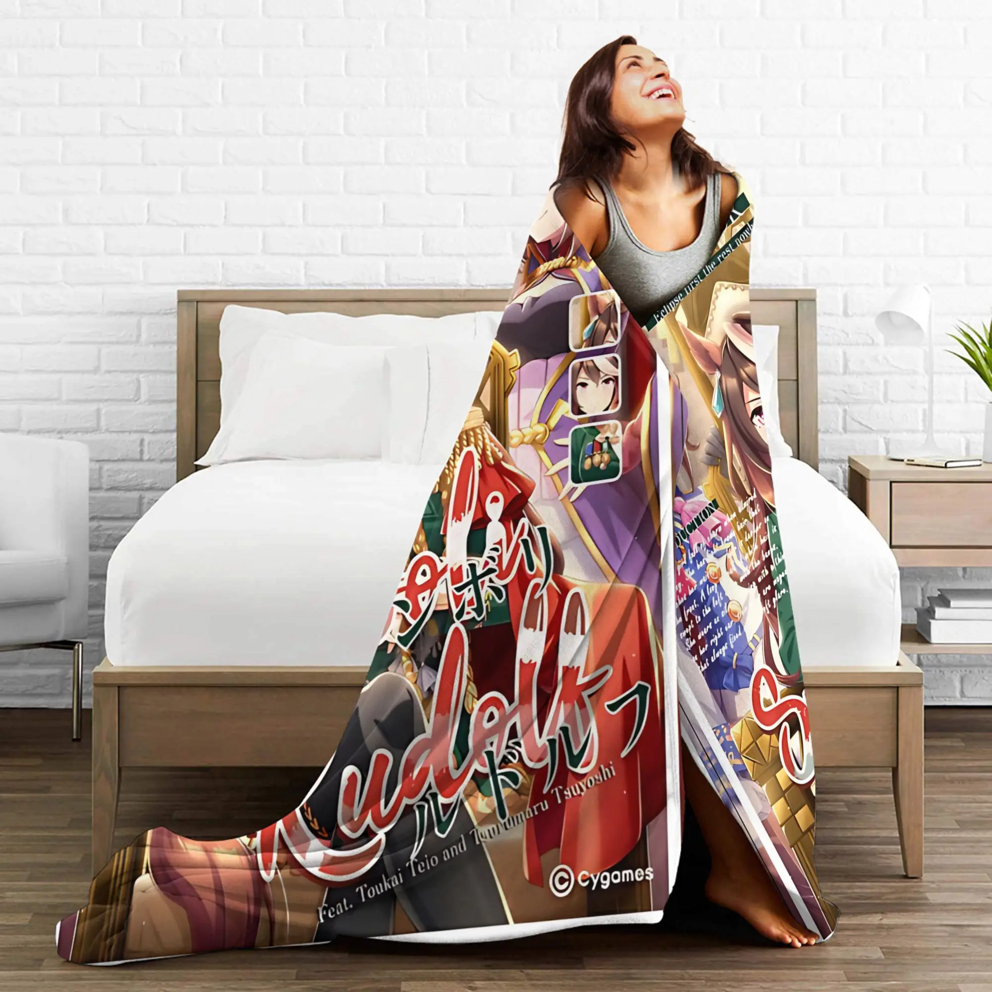 أوما موسومي سيمبولي رودولف بطانية من الفلانيل مخصص رمي بطانية للمنزل 150*125 سنتيمتر لحاف