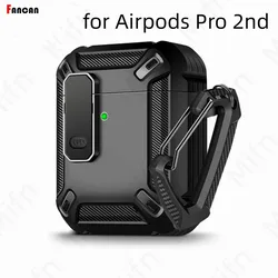 Para Airpods 2 funda de fibra de carbono funda de interruptor de lujo airpod pro 2 2022 funda de auriculares cubierta a prueba de golpes para Airpods 1 2 Pro 2 2022