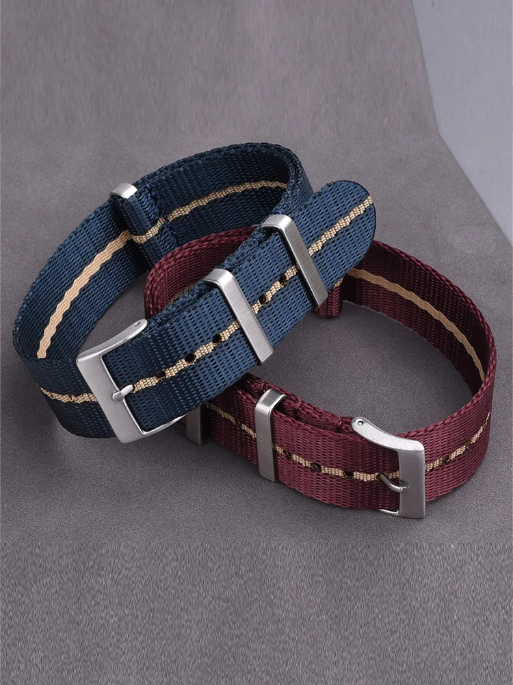 20 mm 22 mm Militär-Nylon-Uhrenarmband – robustes Armee-Sportarmband für lässige taktische Outdoor-Uhren,