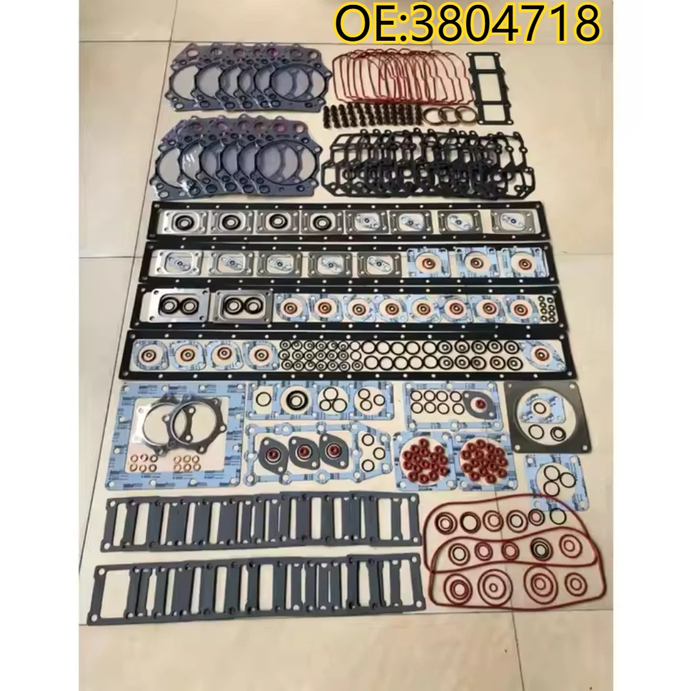 

High quality New For 3804718 Complete Upper Head Gasket Kit For QST30 Cummins Engine Diesel NEW
