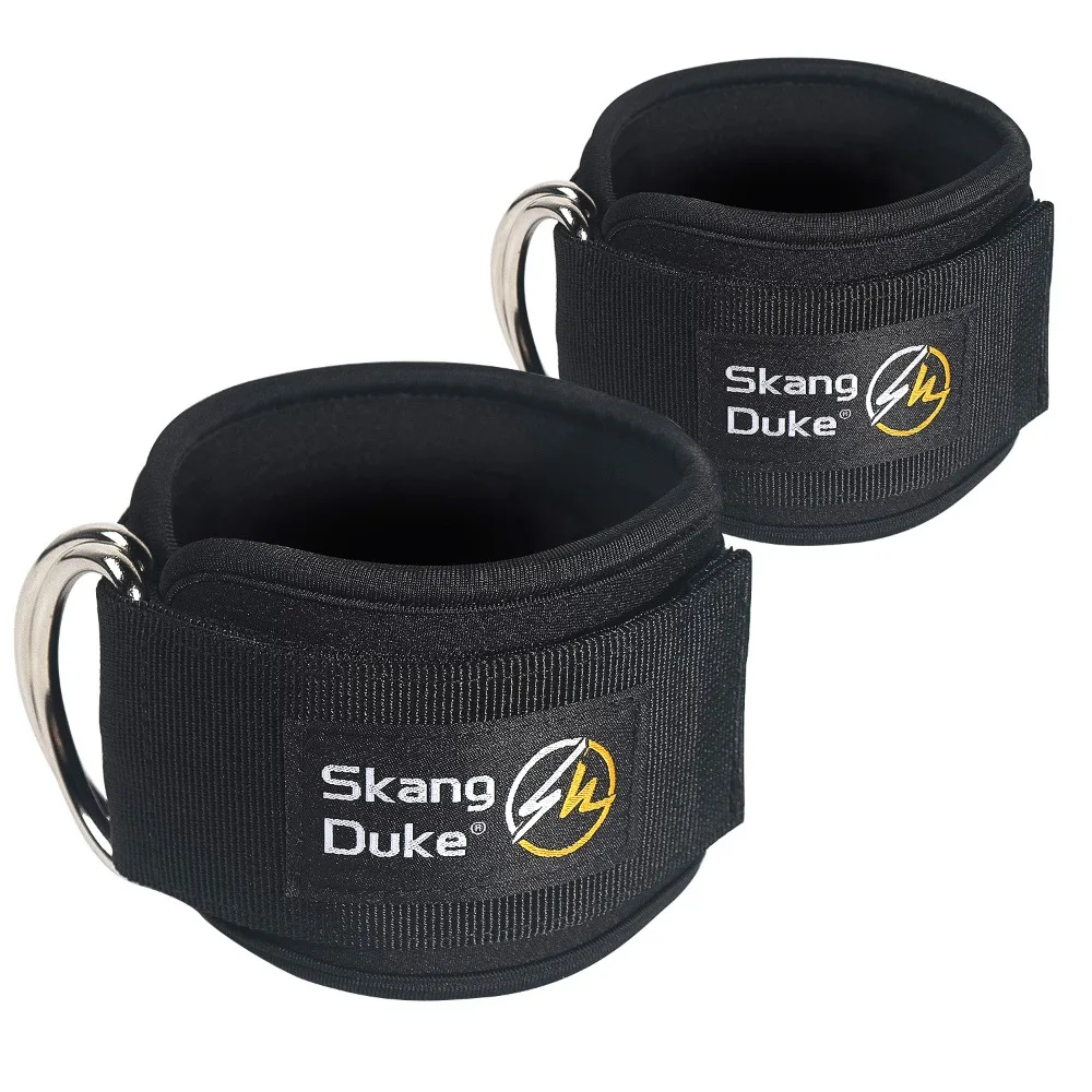 1 Pair Adjustable Fitness Training Ankle Buckle Ankle Guard Foot Strap Adjustable Fitness Ankle Straps Compression D-Ring