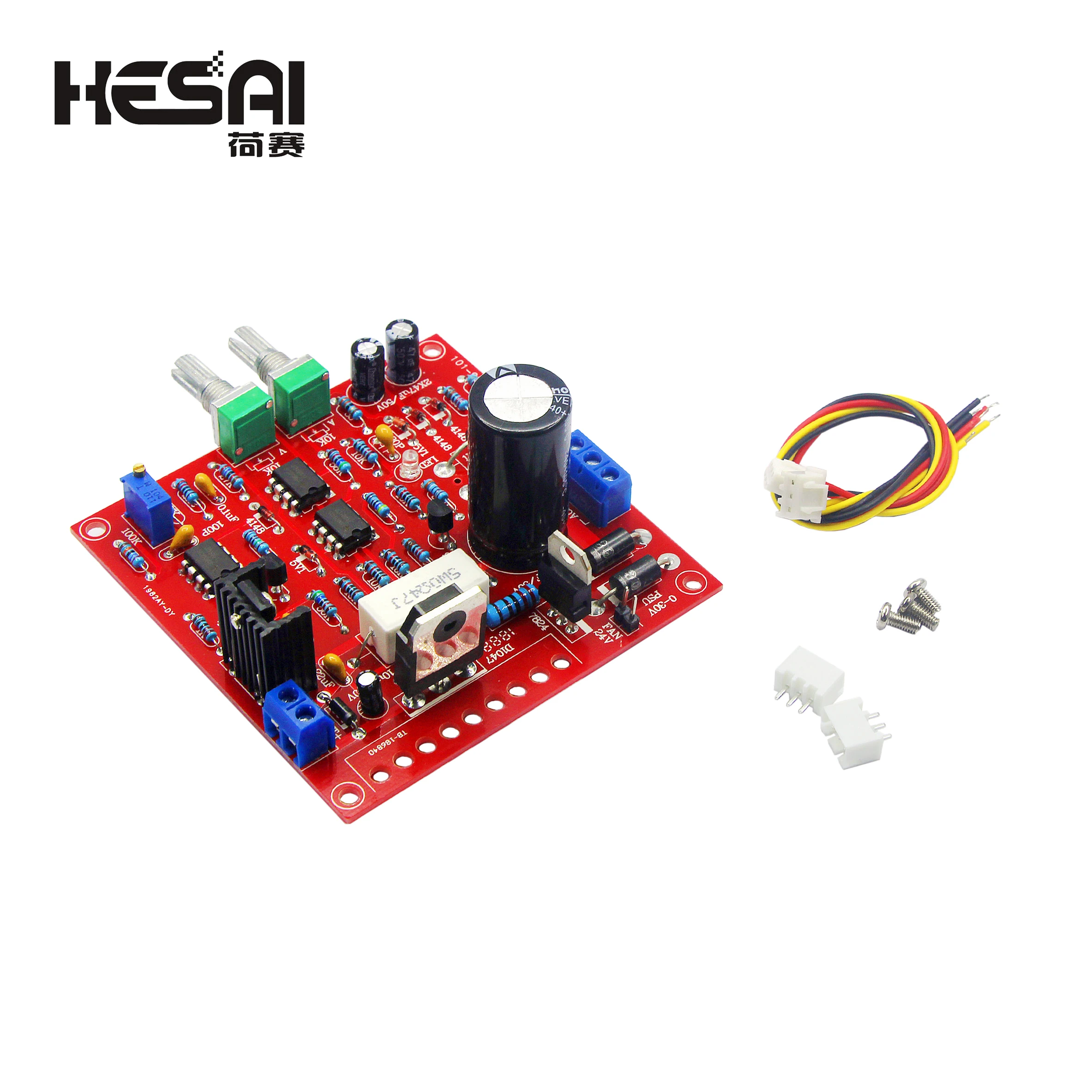 Neues 0-30V 2mA-3A DC Geregeltes Netzteil DIY-Kit Stufenlos Einstellbar mit Kurzschluss- und Strombegrenzungsschutz