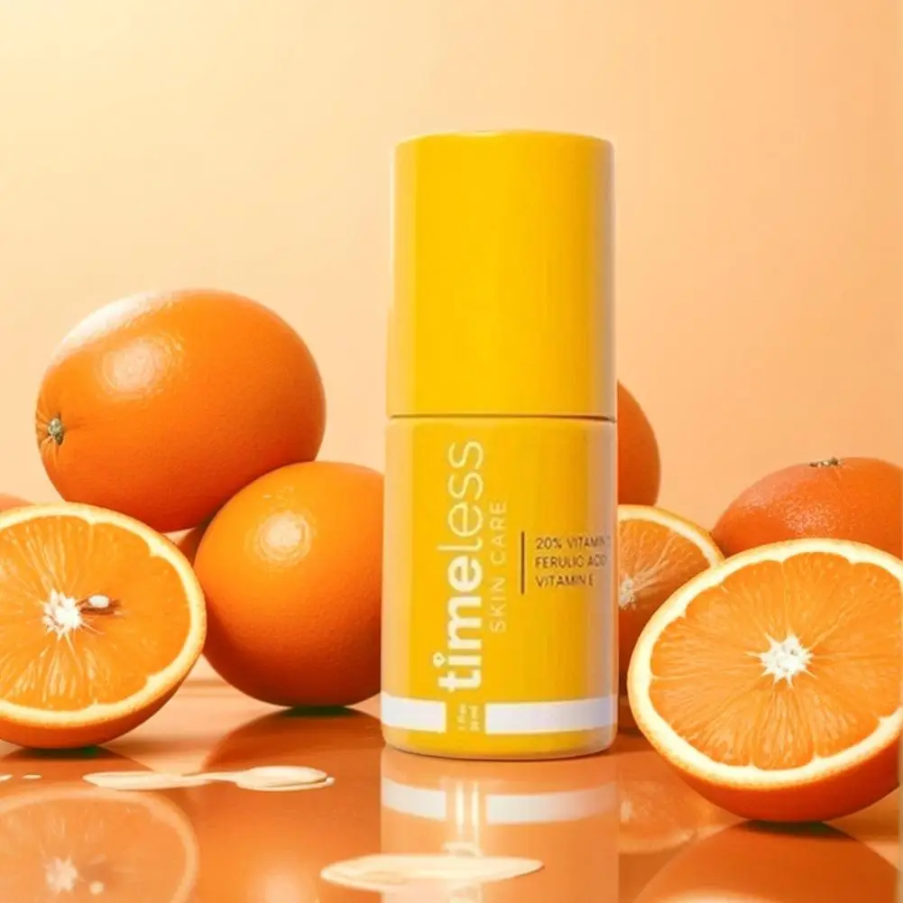 30ml Zeitloses 20% Vitamin C Antioxidans-Serum, Aufhellendes Anti-Aging Gesichtsserum für Hydratation, Straffung und Ebenmäßigen Hautton – Detail 6