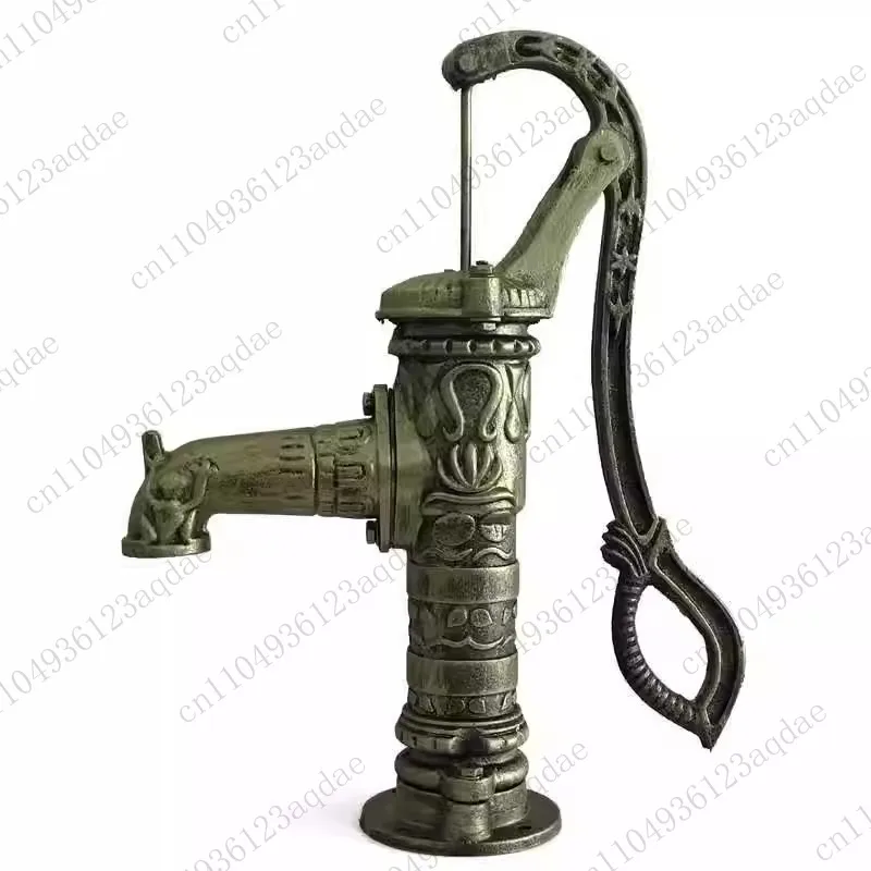 

Cast Iron Hand Pump - Vintage Well Water Draw (Manual/No Electricity)