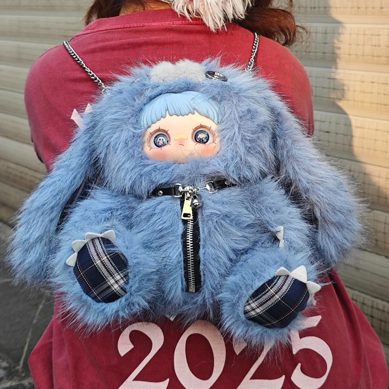 

Genuine MayMei Rebel Doll Series Blind Box Backpack 400% Plush Doll Cute Anime Pendant Mystery Boxes Bag Decor Surprise Toy Gift