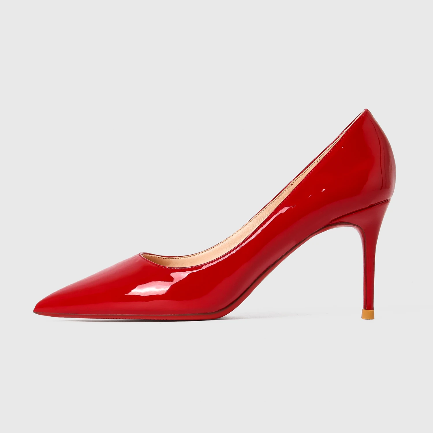 Women's Red Bottom Pointed Toe High Heels - 12cm Elegant Party Pumps