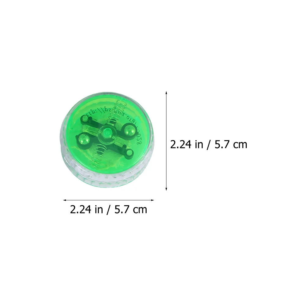 4 Pcs Yo-Yo Beginner Yoyo with LED Light Kids Toys Plastic for Luminous Professional Child