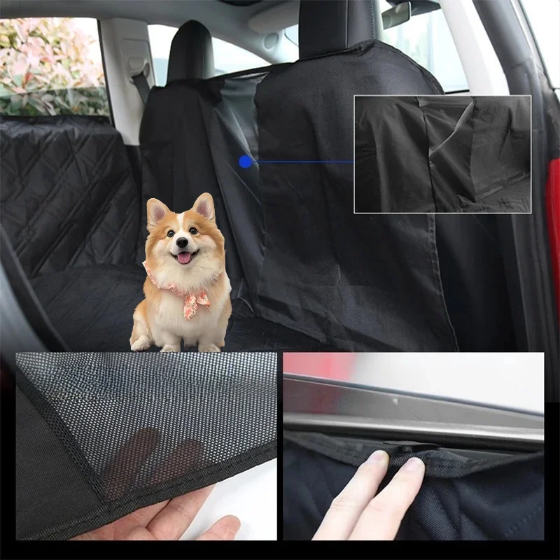 

Rear Seat Pet Mat for Tesla Model 3 highland 21-25+ Back Seat Cover Dog Camping Waterproof Protective Pad Cushion Accessories