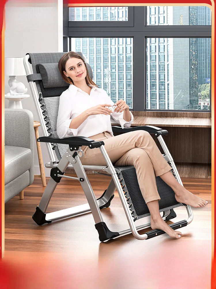 

Lounge chair folding, siesta, beach balcony for home leisure