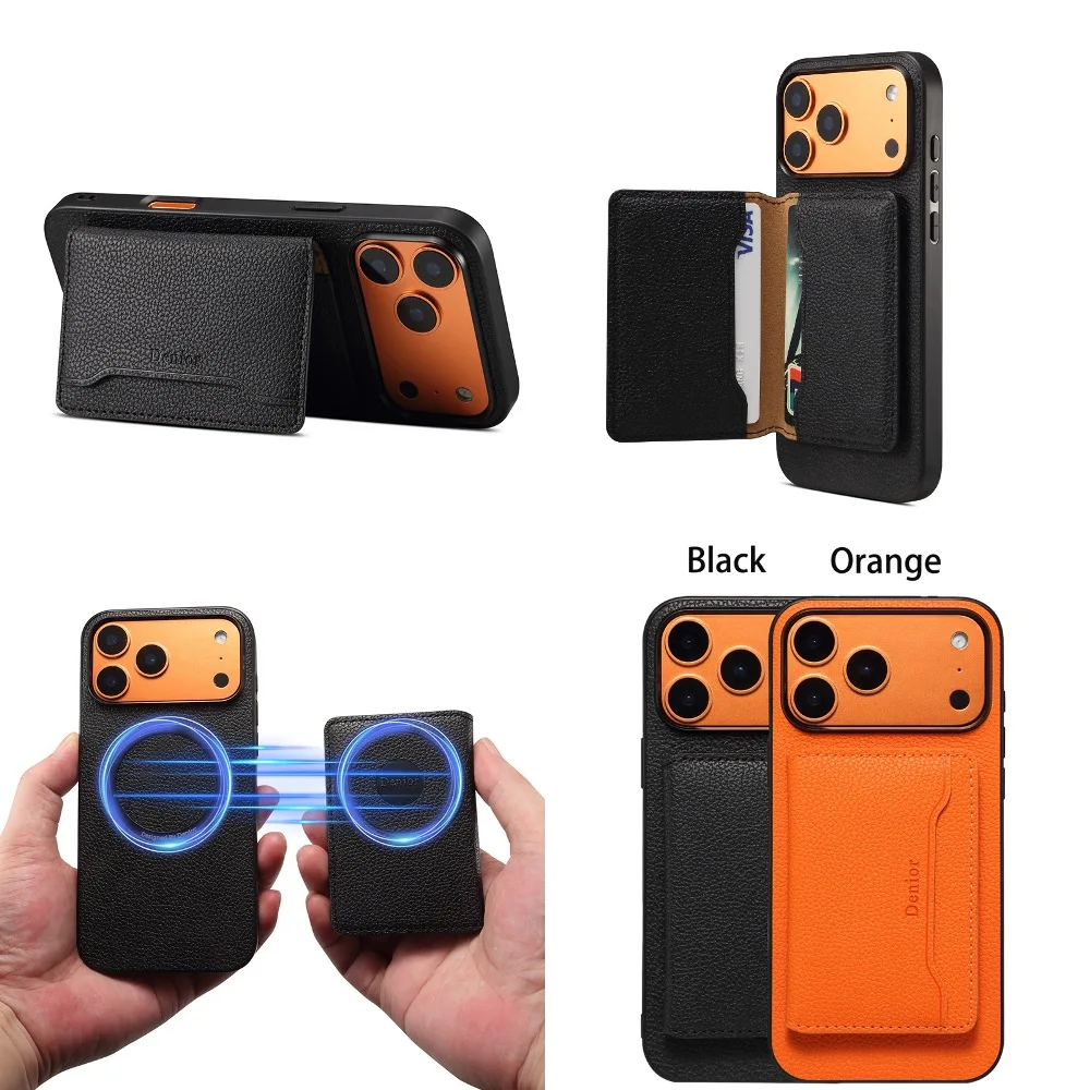 

Flip Wallet Case with Magnetic Phone Case for iPhone 17 Air 16 15 14 13 12 11 Pro Max 7 8 Plus XR with Support Wireless Charging