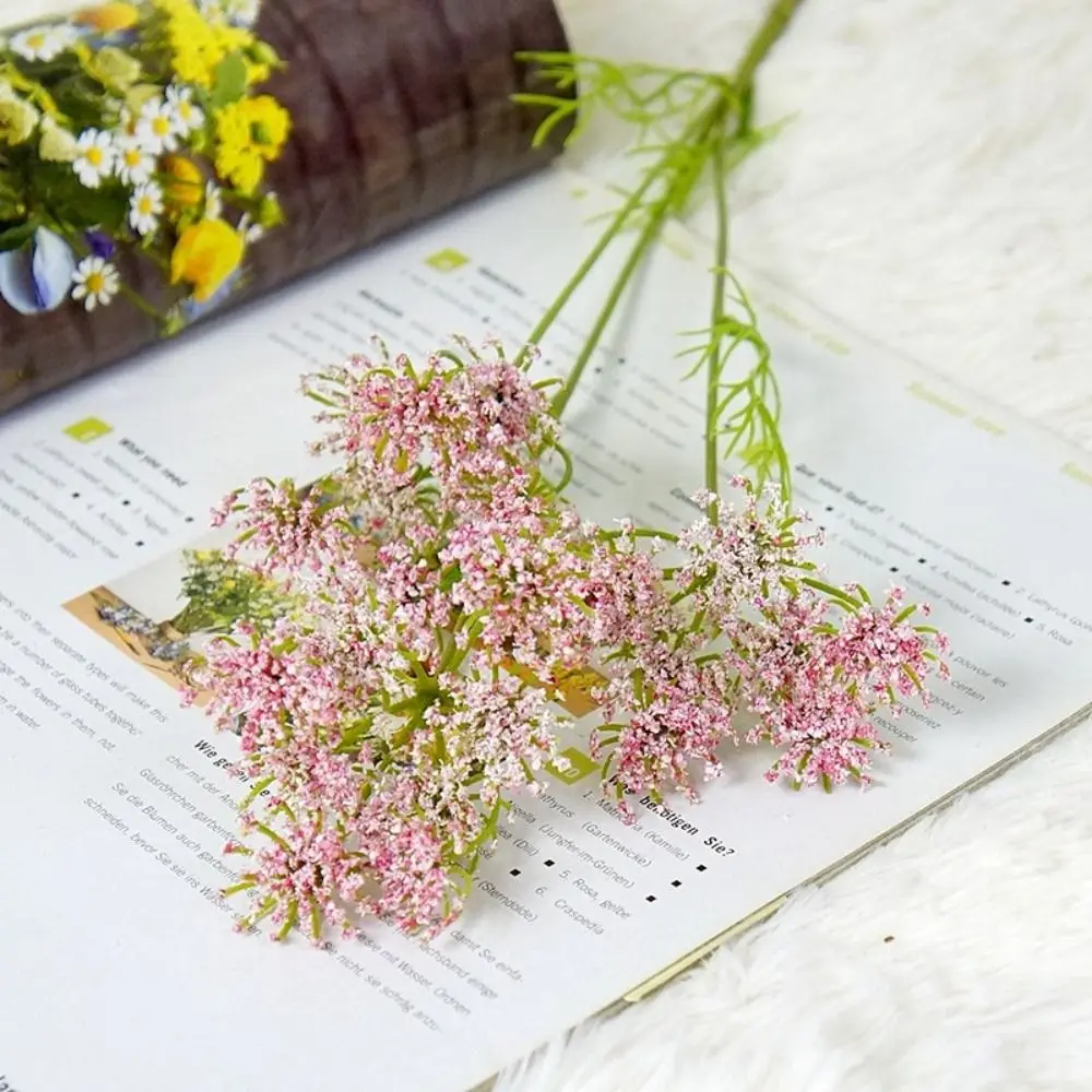 الأزهار الفن البلاستيك الاصطناعي الدانتيل زهرة مرنة اليدوية الدانتيل الزهور غير يتلاشى 3 رؤساء الدانتيل زهرة باقة الطرف