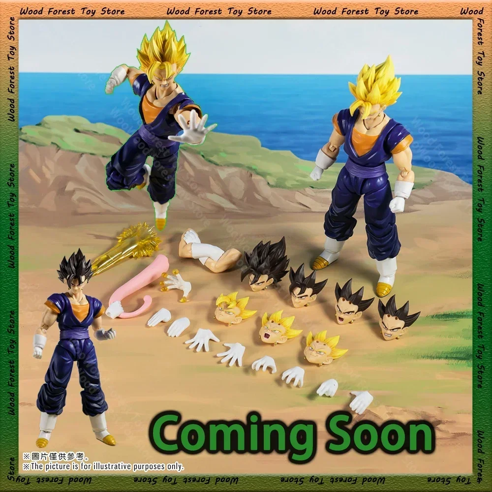 Demoniacal Fit Dragon Ball Z SHF Super Saiyan SSJ Trump Card Vegetto Son Goku Vegeta Anime Action Figure Collectible Model Toys