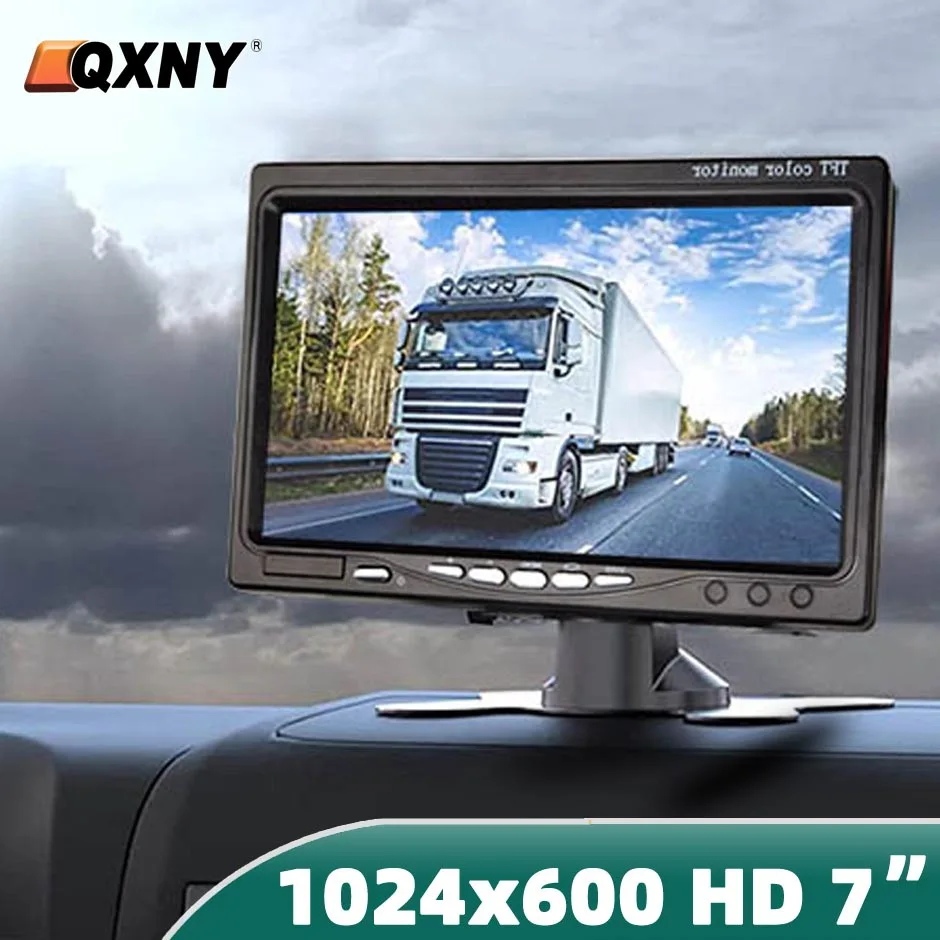 

Автомобильный 7-дюймовый экран HD LCD 12В/24В автомобильный монитор заднего вида для грузовика фургон Rv CCTV Camper TV запасная камера для дома