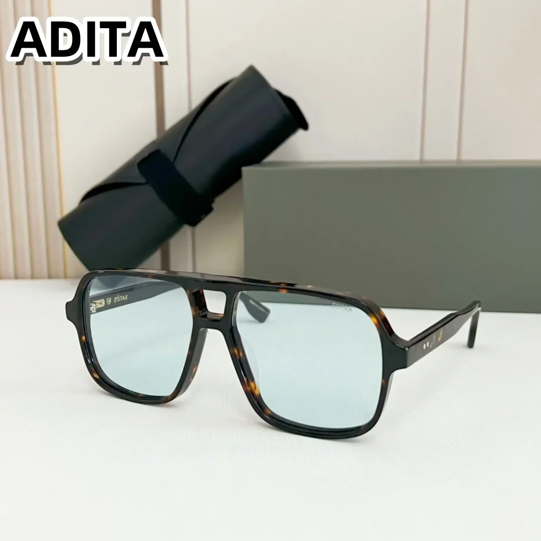 ZOTAX DTX718 مقاس 56-18 نظارات شمسية عالية الجودة للرجال من التيتانيوم بتصميم عصري نظارات شمسية للنساء مع صندوق