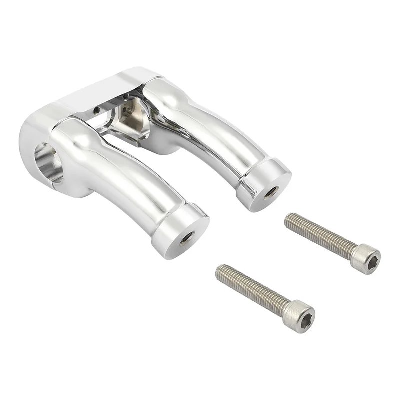 Motorcycle 4" Tall Handlebar Riser 1-1/4" Top Clamp For Harley Breakout 114 FXBRS 2018-2020 Street Bob FXBB 19 Softail Standard image 3