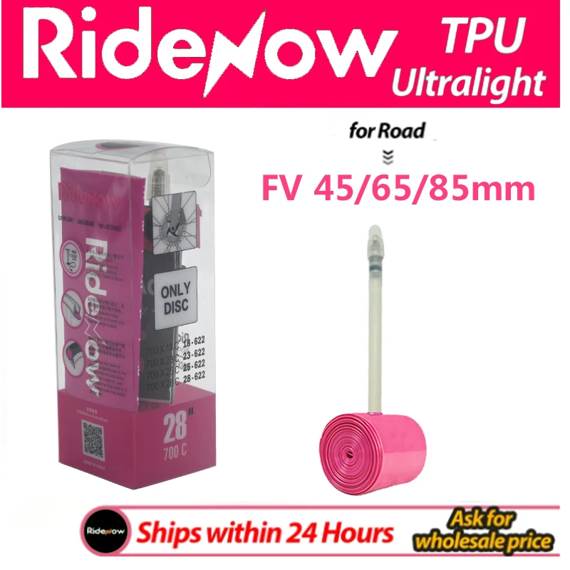 19g Ultralight RideNow Road Bicycle Camera 700C TPU Bike Inner 