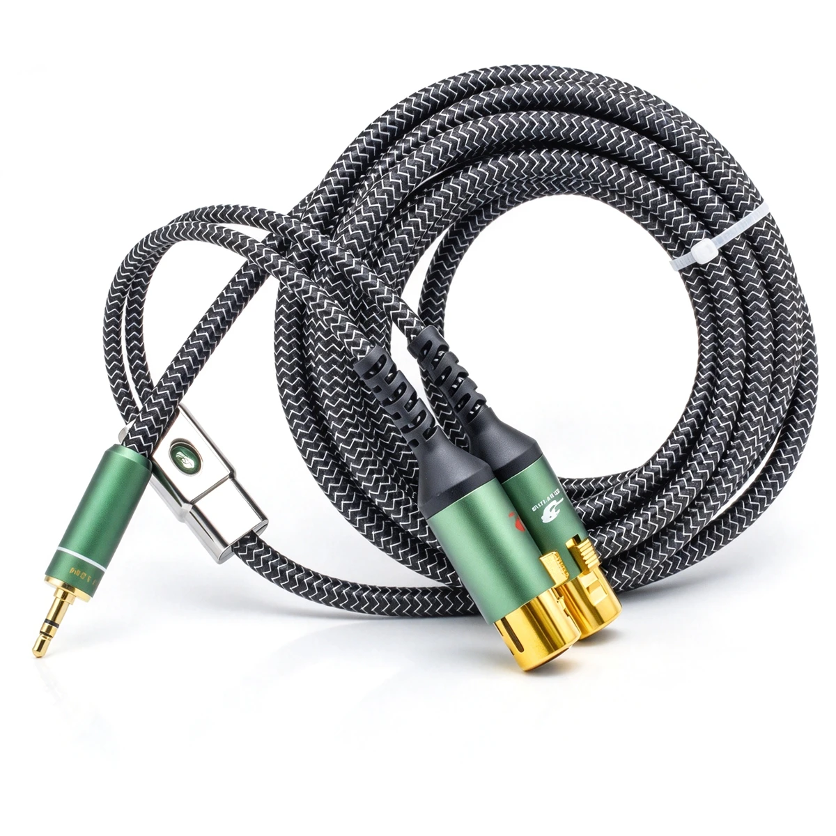 Classical Style Audio Cable 3.5mm Mini Jack to Dual Regular 3 Pin XLR Female for Smart Phone PC Mixer Console AMP 1M 2M 3M 5M 8M