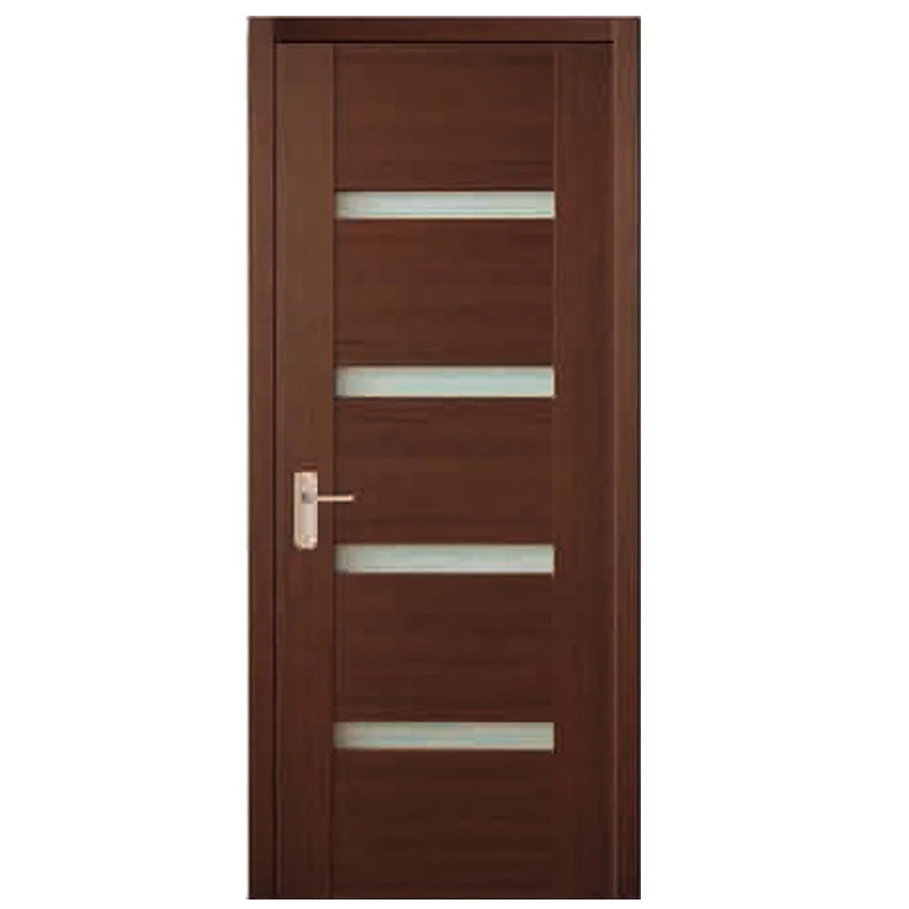 Factory Supplier Timber Firerated Door Price Bangladesh Modern Solid Wood Doors Interior Designs