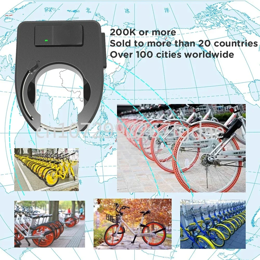 Lokalizator GPS ogrodzenia EV motorower elektryczny publiczny Ebike udostępnia Alarm Qr Code RFID NFC inteligentny System wypożyczania rowerów