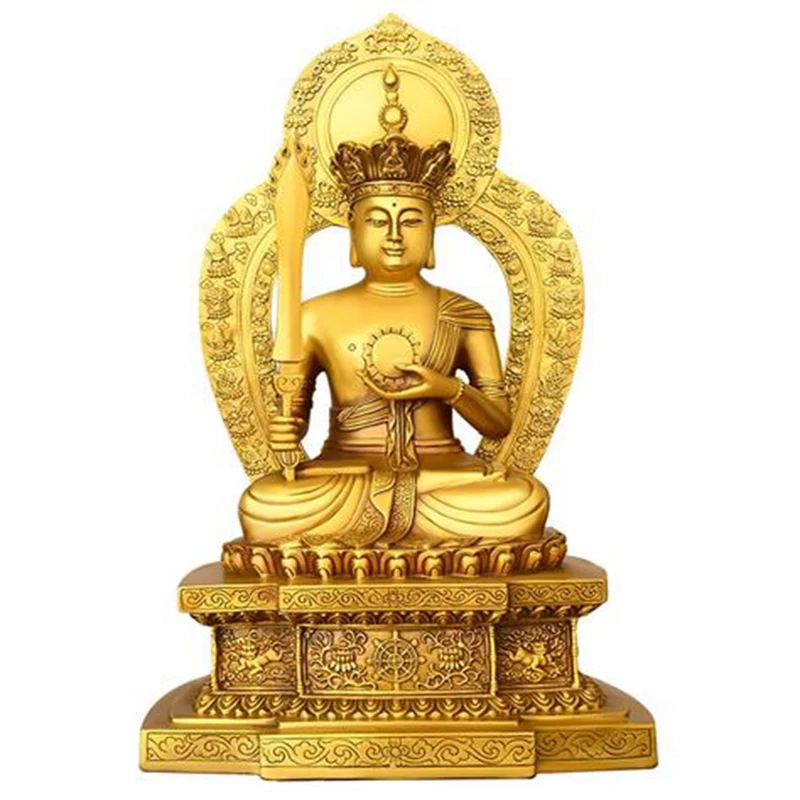 

Copper Void Hidden Buddha Statue Bodhisattva Zodiac Guardian Goddess Household Buddha Hall Offering God Statue Decoration