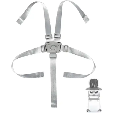 Universal Baby High Chair Straps Replacement 5 Point Harness Adjustable Safety Belt Toddler Seat Belt Highchair Accessories