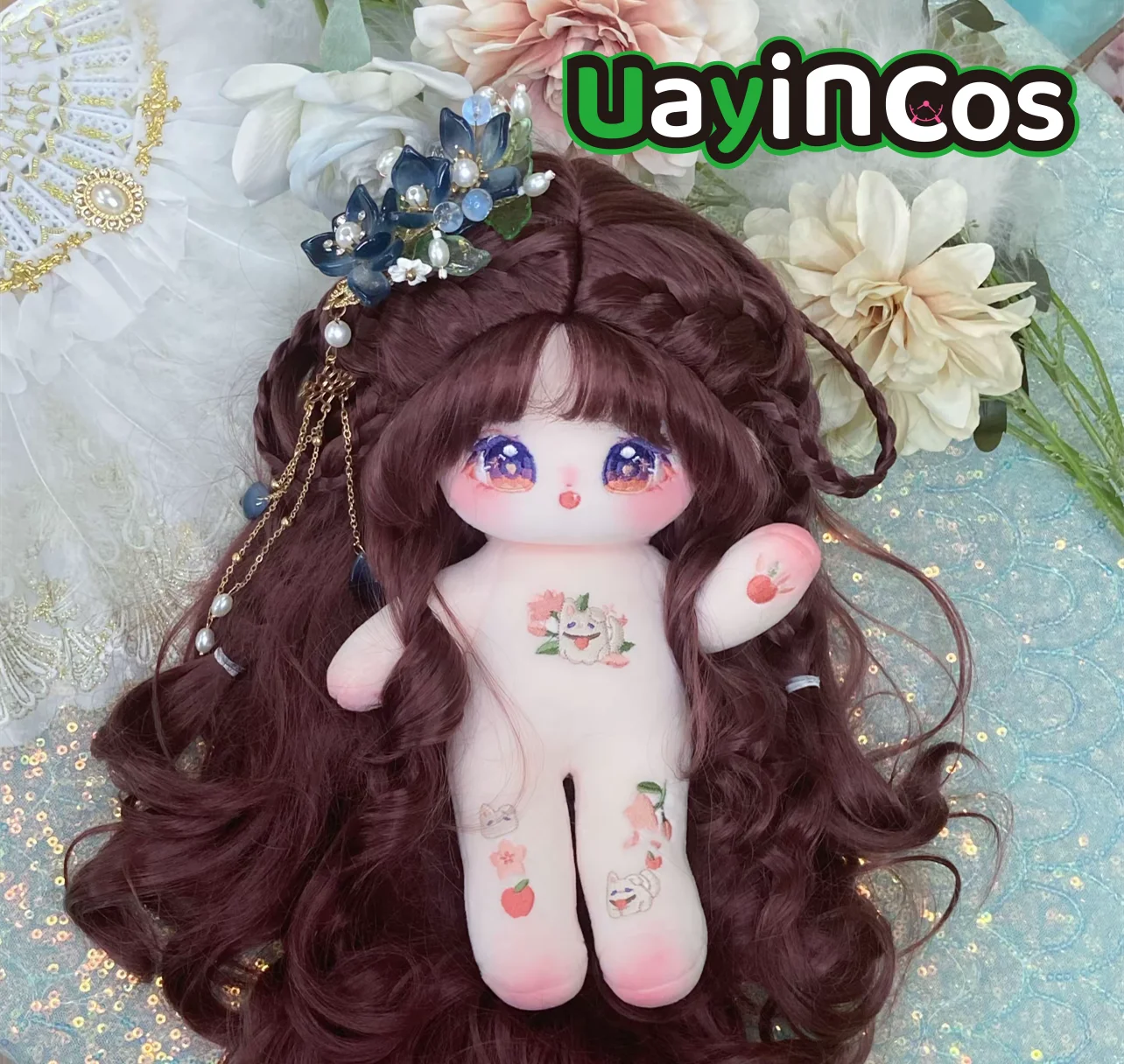 

25cm Love and Deepspace Caleb Sylus Xavier Body With Skeleton Stuffed Plushies Plush Cotton Doll Clothes Pillow Anime Toy Kids