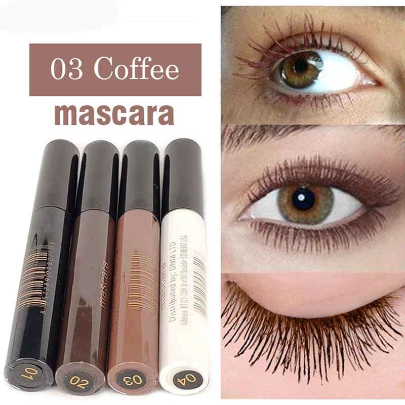 Nhiều Màu Sắc Mascara 4 Màu Mascara Kẻ Mắt Quyến Rũ Longlasting Mascara Uốn Mắt Mi Nối Dài Cho Lông Mi Mắt Dụng Cụ Trang Điểm