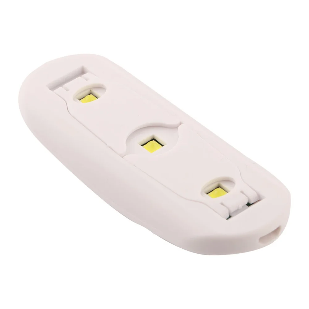 Mini secador de uñas con luces Led Uv, diseño plegable, duradero, Usb, tamaño Mini, 1/2 piezas