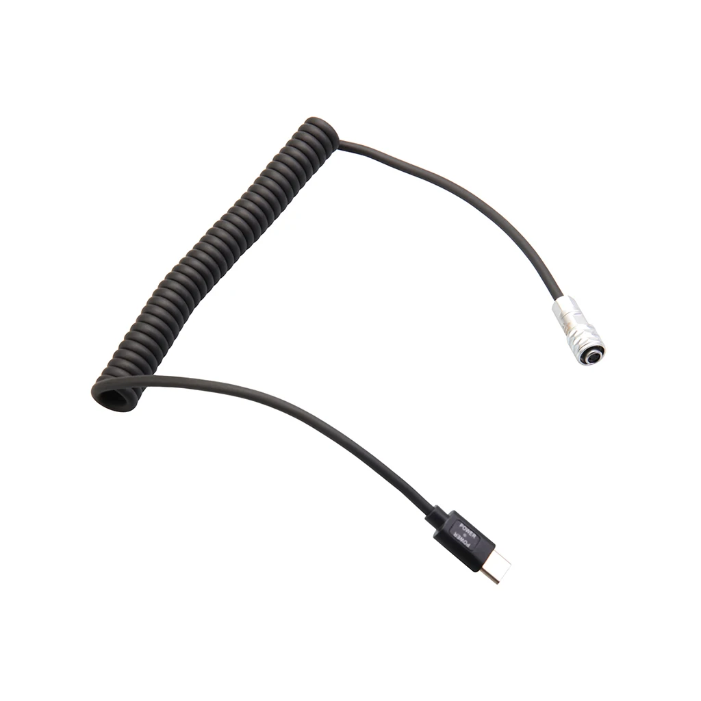 12V PD USB-C Stromkabel für Blackmagic Pocket Cinema Camera 4K/6K/6K PRO Ladekabel mit LED-Anzeige für Gimbal-Kamera-Rig – Detail 1