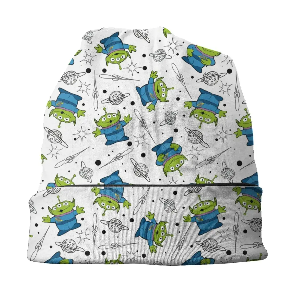 مخصص لعبة قصة الأخضر الأجانب Skullies Beanies قبعات الشارع الشهير شتاء دافئ الرجال النساء محبوك قبعة للجنسين الكبار بونيه القبعات