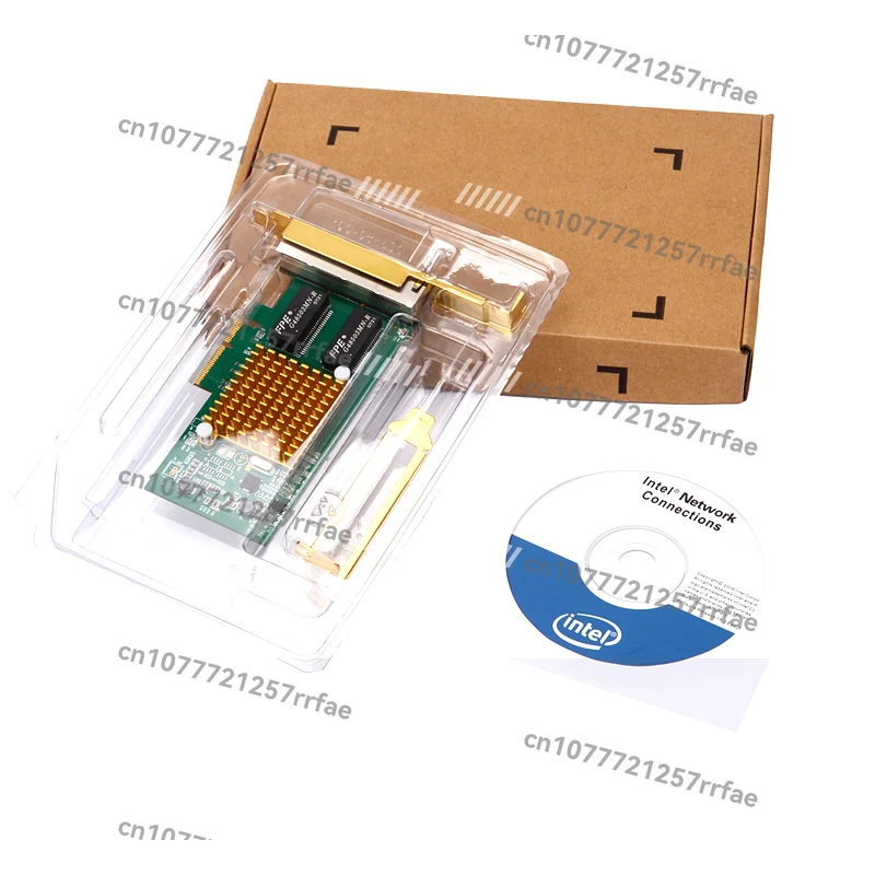 I350 Chip PCIE خادم كهربائي جيجابت بأربعة منافذ