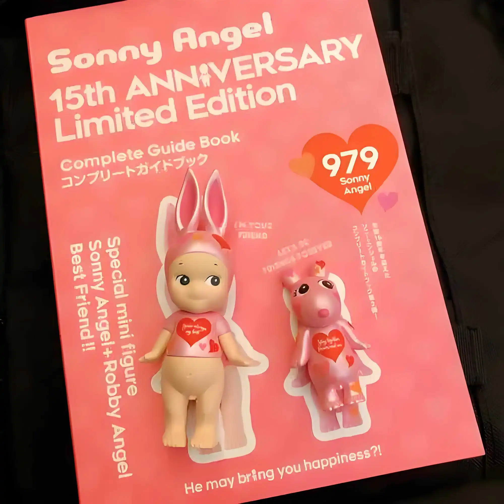 15o aniversário sonny anjo edição limitada zodíaco comemorativo pendurar cartão folheto sonny anjo mini figura novo sa coelho robby